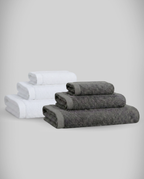 Lot de 2 | Set de serviettes en bambou blanky