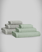 Lot de 2 | Set de serviettes en bambou blanky
