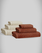 Lot de 2 | Set de serviettes en bambou blanky