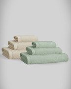 Lot de 2 | Set de serviettes en bambou blanky