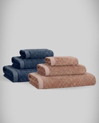 Lot de 2 | Set de serviettes en bambou blanky