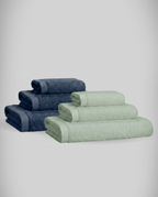 Lot de 2 | Set de serviettes en bambou blanky