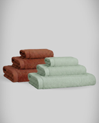 Lot de 2 | Set de serviettes en bambou blanky