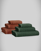 Lot de 2 | Set de serviettes en bambou blanky