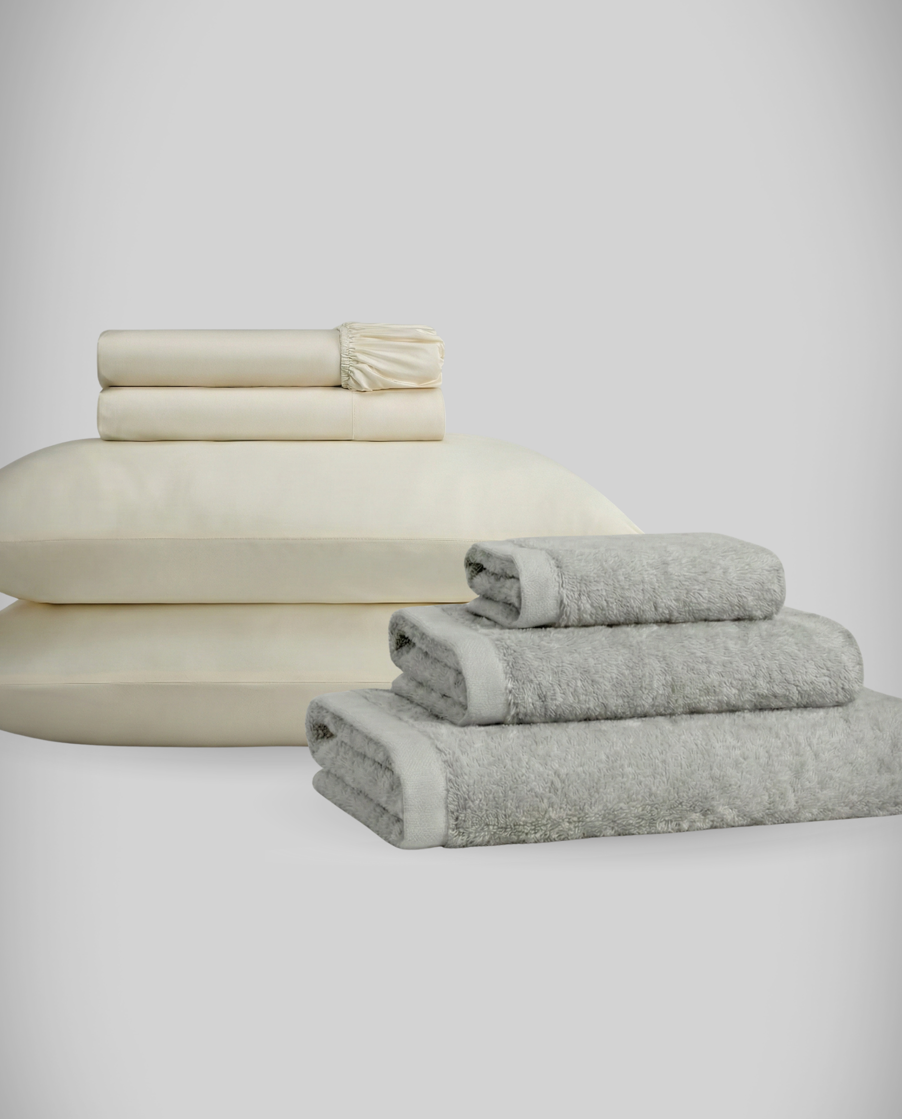 Ice Bedsheets + Bamboo Towels