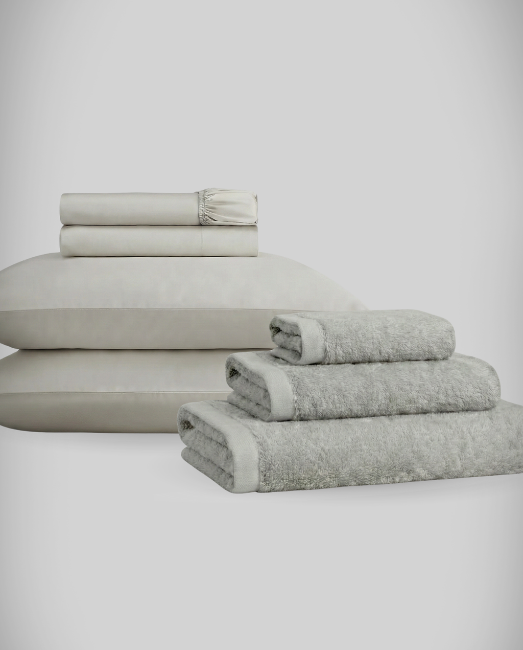 Ice Bedsheets + Bamboo Towels