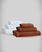 Lot de 2 | Set de serviettes en bambou blanky