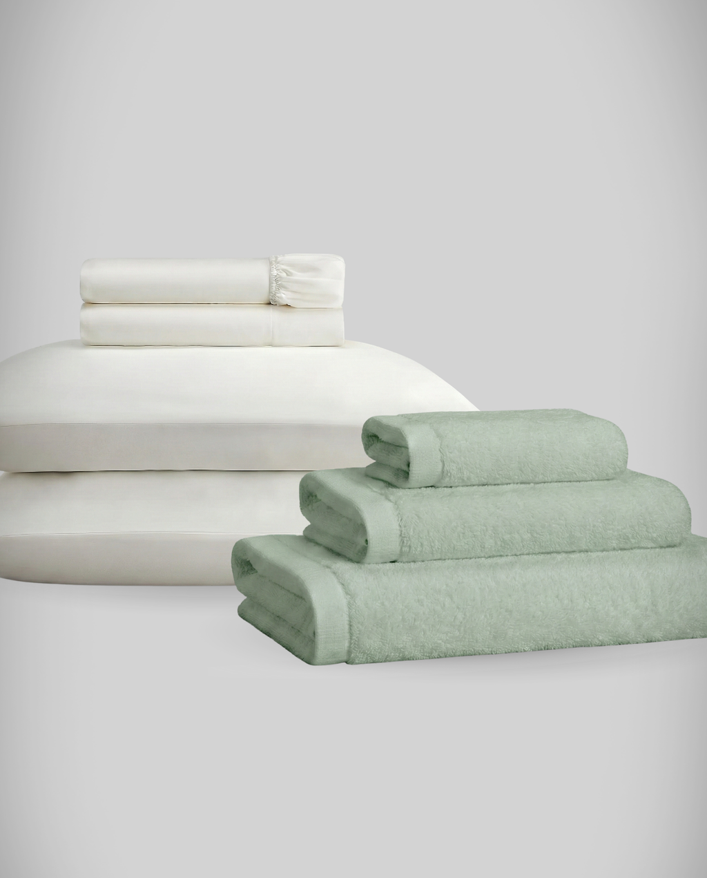 Ice Bedsheets + Bamboo Towels