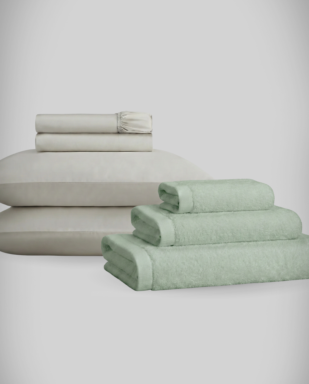 Ice Bedsheets + Bamboo Towels