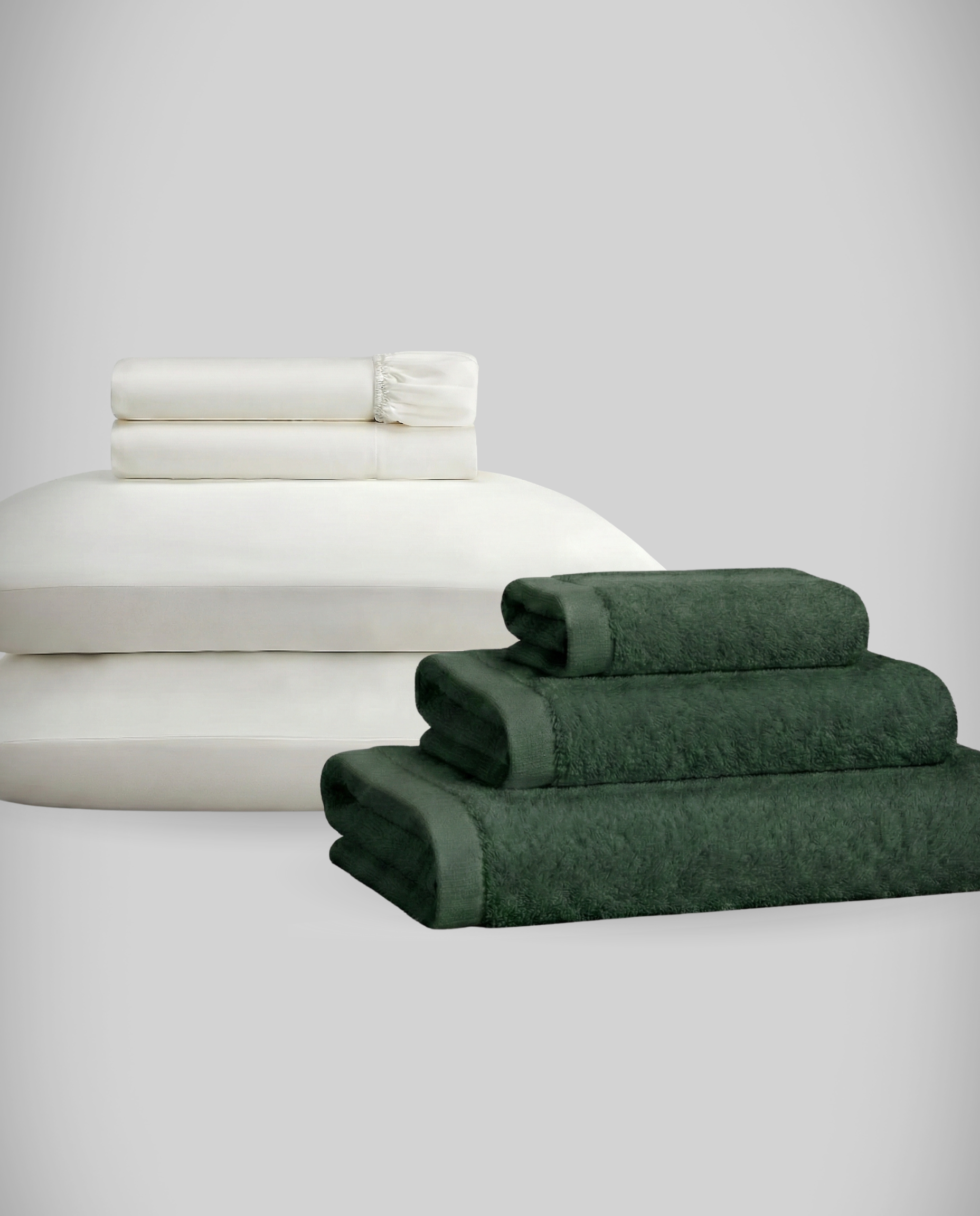 Ice Bedsheets + Bamboo Towels