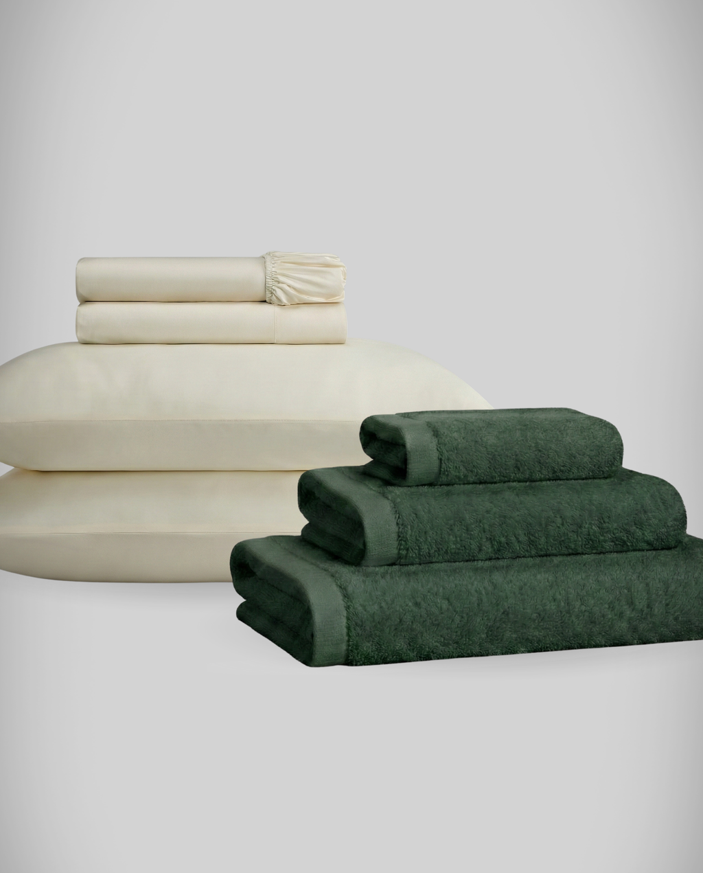 Ice Bedsheets + Bamboo Towels