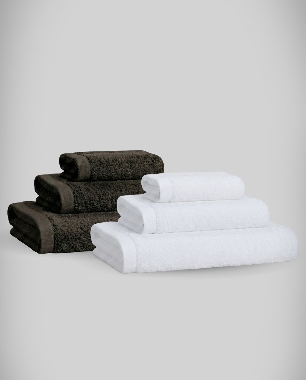 Lot de 2 | Set de serviettes en bambou blanky