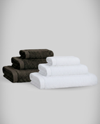 Lot de 2 | Set de serviettes en bambou blanky