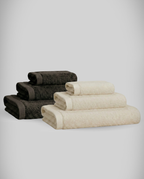 Lot de 2 | Set de serviettes en bambou blanky