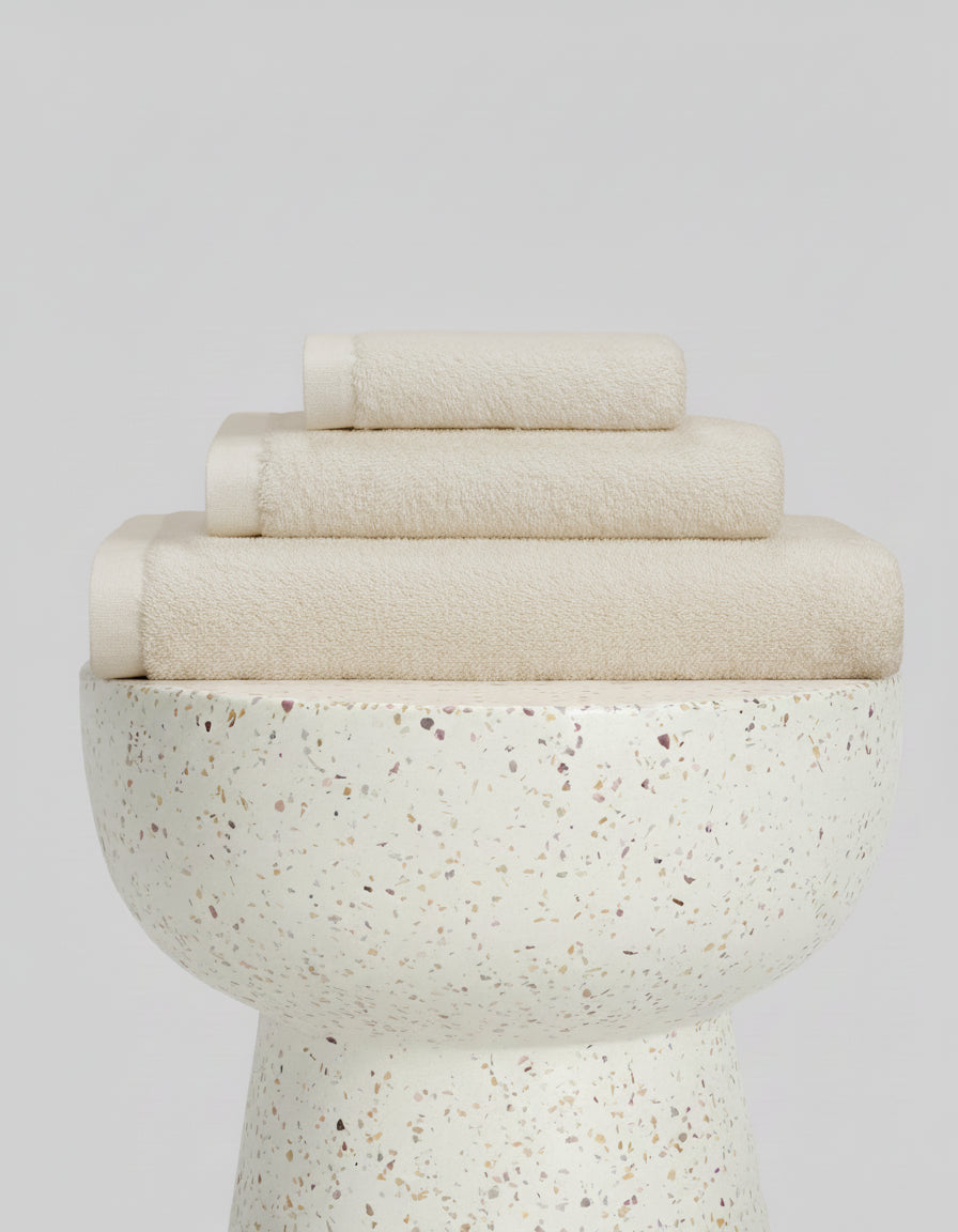 Serviette de bain en bambou blanky