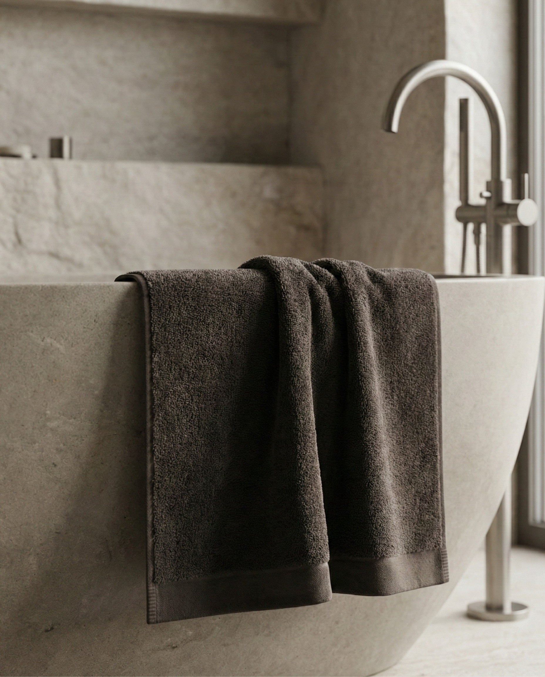 Tapis de bain en bambou blanky